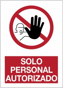 Se al Solo Personal Autorizado Mundose al se-al-solo-personal-autorizado-mundose-al